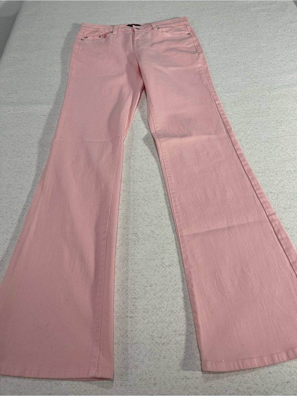 Georgiou Studio Pink Lt. Wash Stretch Bootcut Jeans Women’s Sz 6 5-Pocket.SK#494